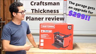 Craftsman Planer Review.  Easy on the budget, but will it last more than a day?