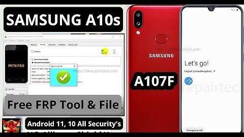 Frp Bypass Samsung Galaxy A10s Bypass All Binary ( SM-A107F ) | One Click