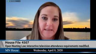 House Government Operations Committee (Remote Hearing)  4/8/20