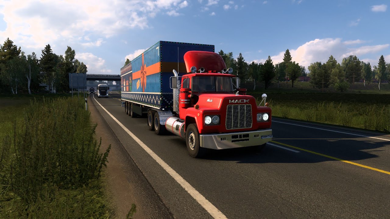 Euro Truck Simulator 2 [1.57]. Mack R Series. Kouvola - Northstar. Evento Navidad 2025/26.