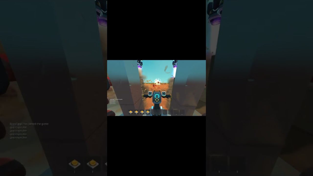 i made a flying machine that shoots explosives... (scrap mechanic)