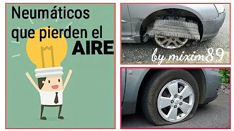 ¿Por qué mi neumático pierde aire tan rápido?