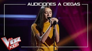 María López  La habitación | Blind auditions | The Voice Kids Antena 3 2021