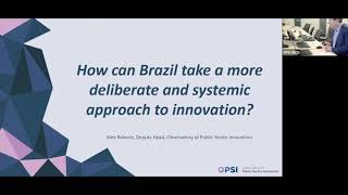 Webinar on the insights and findings from Brazil on public sector innovation