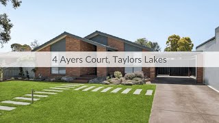 4 Ayers Court, Taylors Lakes
