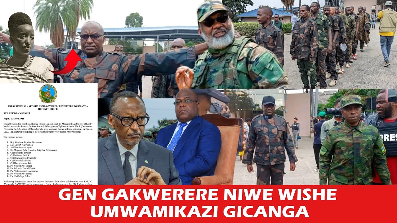 Itangazo Rya Rdf ITANGAZO RYA RDF🔥M23 YONGEYE GUFASHA U RWANDA IKINTU GIKOMEYE🔥IMPAMVU ...