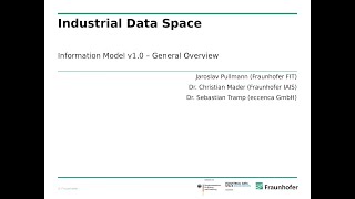 IDSA Online Seminar 2018 #6: The IDS Informationmodel, Jaroslav Pullmann, Fraunhofer FIT