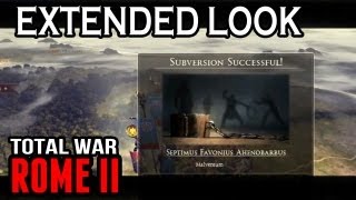 Total War: Rome II - Agents and Tech Trees (Extended Look Part 2)