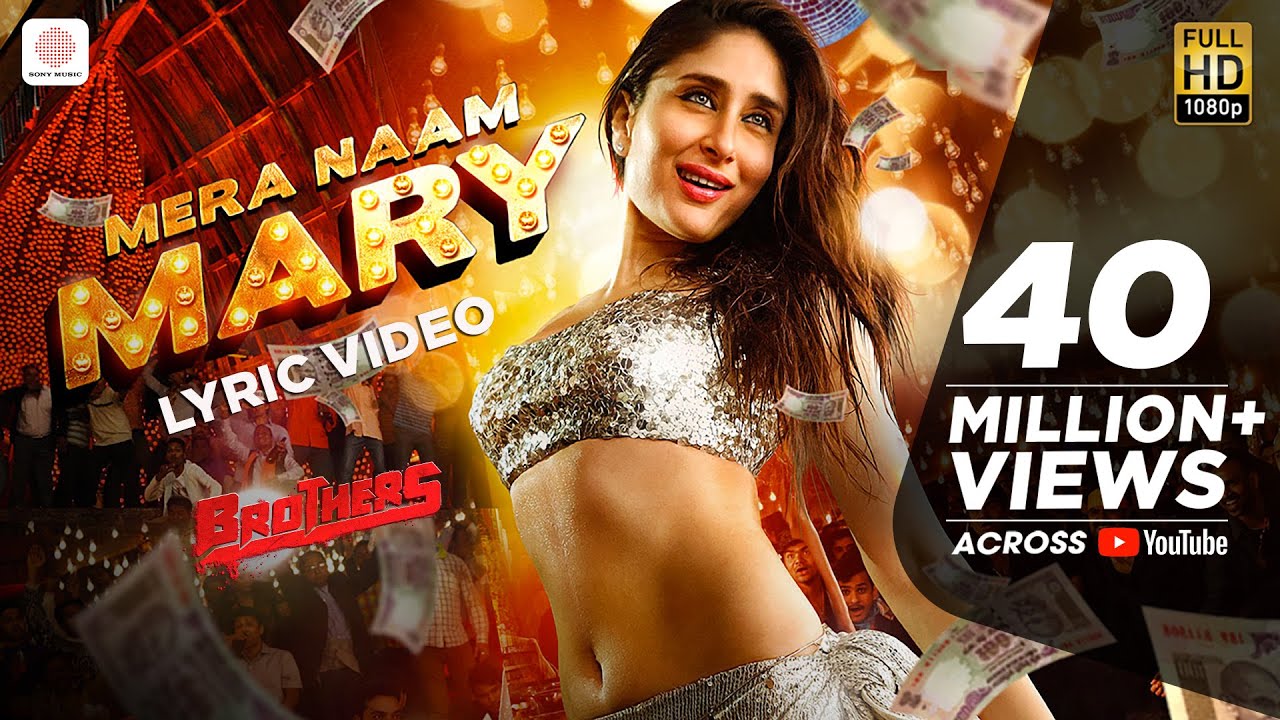 Mera Naam Mary Lyric Video Kareena Kapoor Khan Sidharth Malhotra