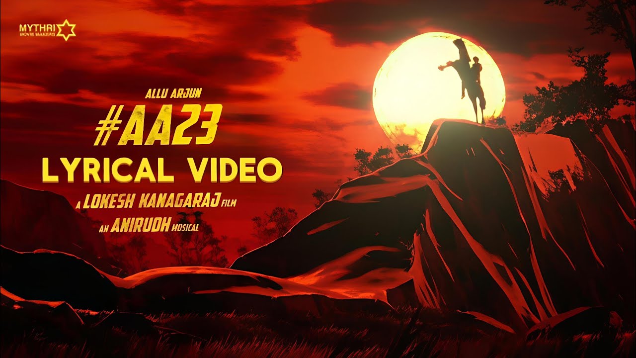 AA 23 Announcement - Lyrical Video | Allu Arjun | Anirudh |