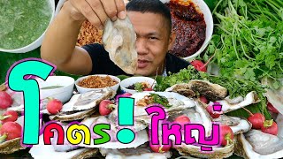 ใหญ่โพดโพ !!! หอยดิบสุราษฎ์ กินหมดนี้คึกทั้งคืนแน่ฯบาดนิ | พี่จ่า