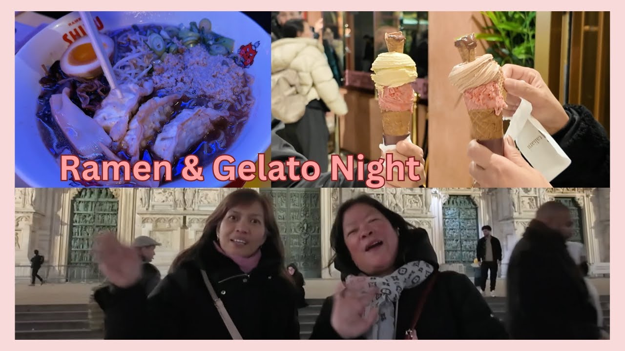 NIGHT OUT IN MILAN: RAMEN, GELATO & GOOD COMPANY | MEDELYN KRAFT