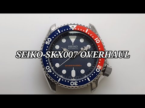 [명품시계수리] 세이코 skx007 시계수리 오버홀 (seiko skx007 watch repair overhaul)