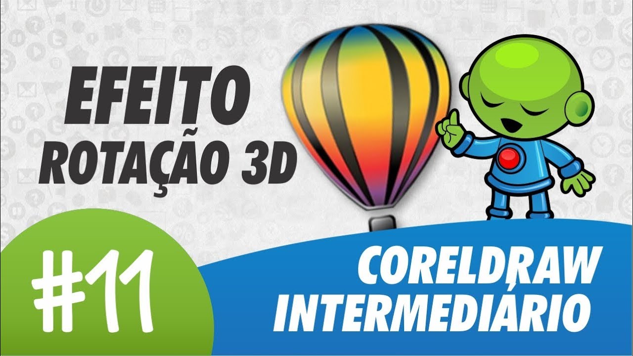 Rotação 3D // CorelDRAW Intermediário #11 - YouTube