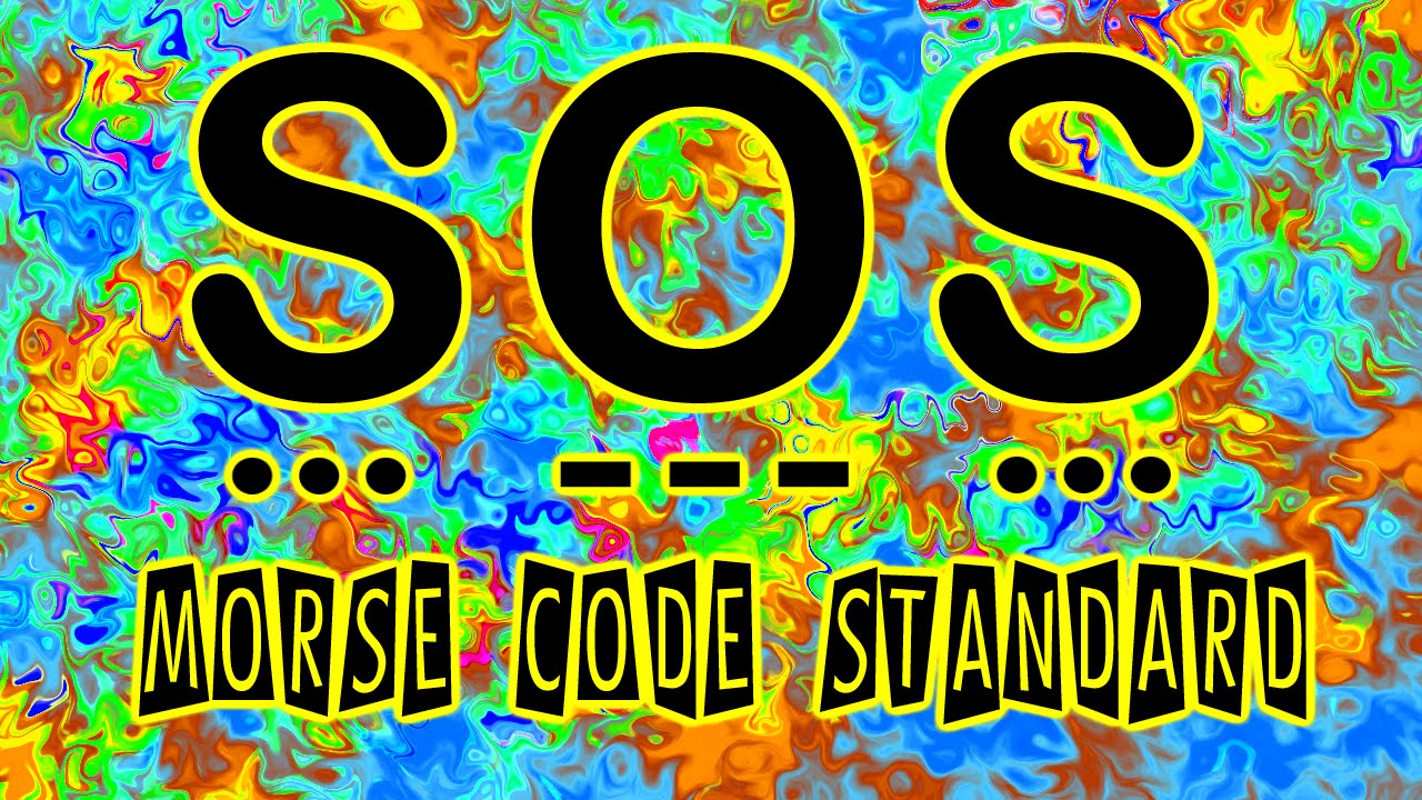 sos morse code 183 international standard emergency signal sos morse code light