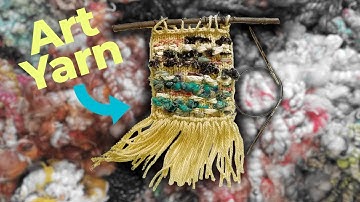 Knitting with Art Yarn (Weaving it Through)