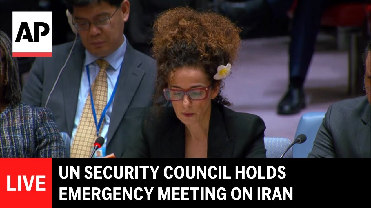 LIVE: UN Security Council holds emergency meeting on Iran after US request