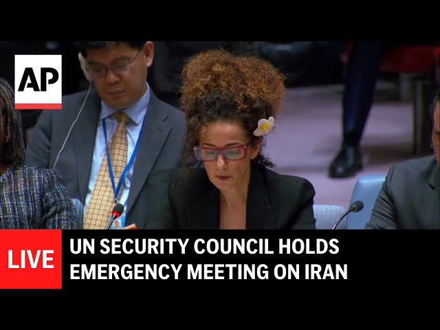 LIVE: UN Security Council holds emergency meeting on Iran after US request