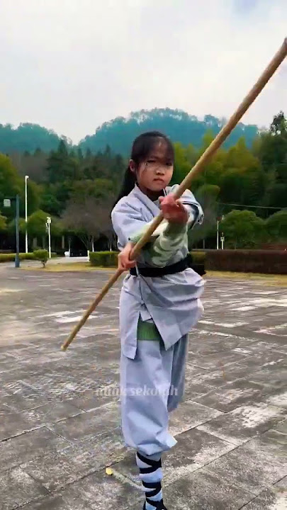 Latihan gerakan tongkat untuk pemula #martialarts #kungfu #shaolin