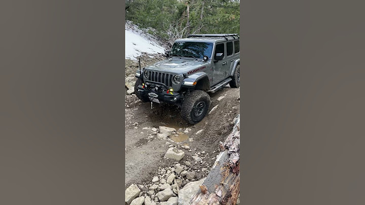 OFF ROAD TRAIL FLEX ON MY JEEP WRANGLER RUBICON #offroad #adventure #jeep #4x4 #explore #overlanding