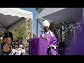 Burial proceedings of the late Paramount Chief Mpezeni