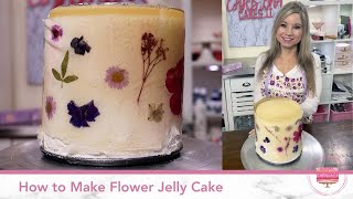 How to Make Flower Jelly Cake by Christina Cakes It 460 views 2 years ago 10 minutes, 3 seconds