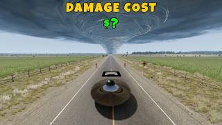 600 MPH Cars vs Tornado 🌪️💥 Damage Cost Test 💸 | BeamNG Drive #25