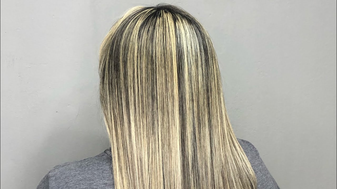 Selagem em cabelo com luzes - YouTube