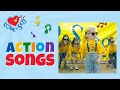 Top 7 kids songs  best childrens action songs  children love to sing