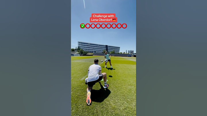 Challenge mit Nationalspielerin Lena Oberdorf 🇩🇪