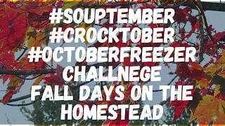 Wrapping up #Souptember and What's Going on in October!