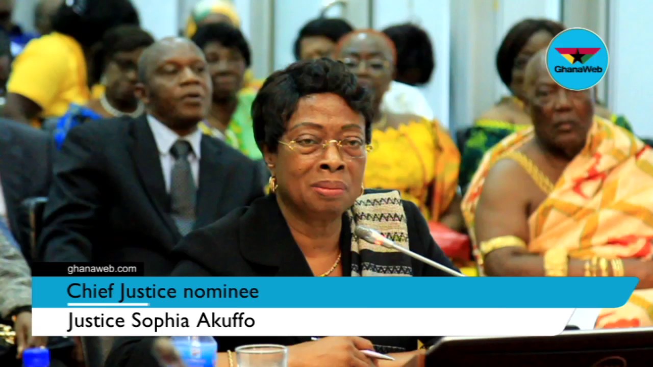 Competent judges don't deliver political judgments - Justice Akuffo ...