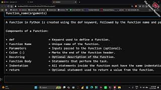 Python lecture 17 | function part 1 | NMD PVT LTD