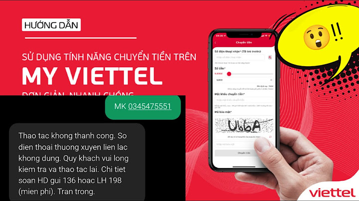 Hướng dẫn chuyển tiền điện thoại viettel