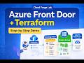 Azure Front Door with Terraform | Deploy Global Load Balancer in Azure (Step-by-Step Demo)