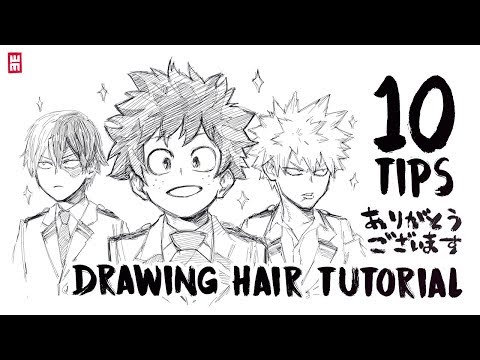 How to Draw Hair | ANY HAIRSTYLES Tutorial with 10 Art Tips