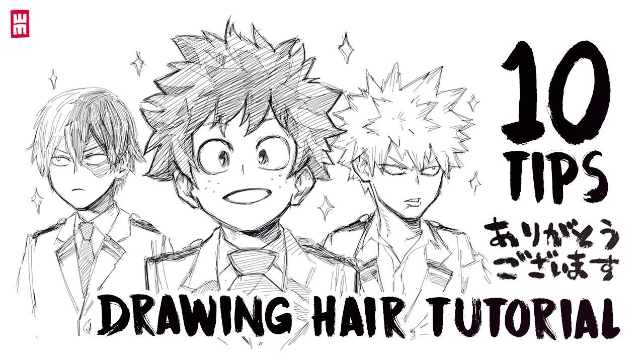 How To Draw Anime Hair [ 6 Styles ] by TsuDrawing - Make better art