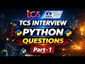 TCS Interview Crack Kaise Karen? 😱 | Python Most Important Questions 2026