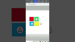 Logo de Microsoft echo en Paint 3D#microsoft #logo #facil