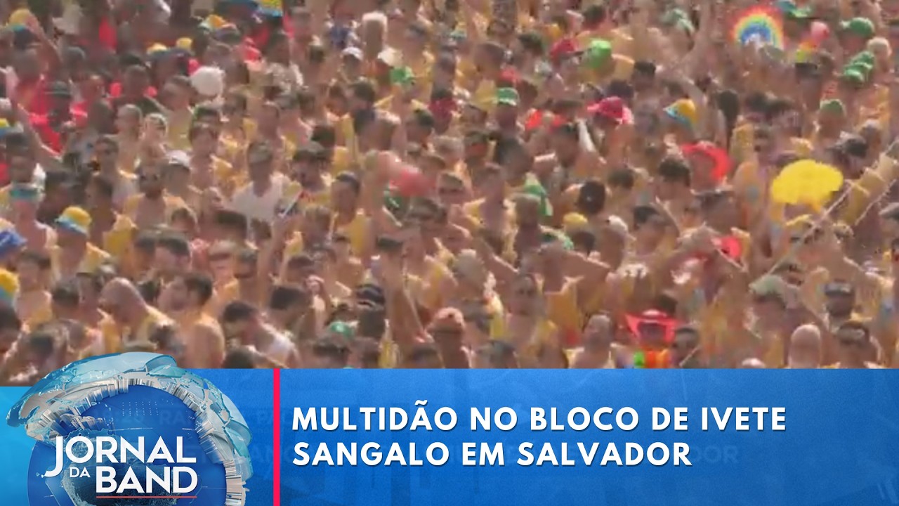 Ivete Sangalo atrai multidão em Salvador (BA) | Jornal da Band