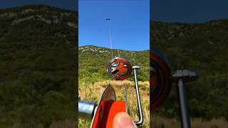High-Speed Precision: Ultimate Kite Spooling😍 #kites #kitesvlogs #kiteslobby #ytshorts