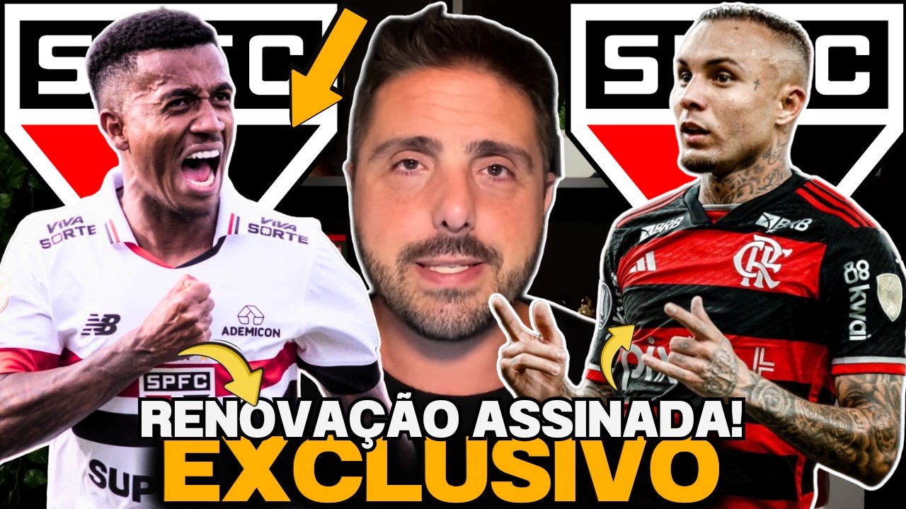 🚨AGORA🚨| SPFC ASSINA RENOVAÇÃO COM MARCOS ANTÔNIO!🚨| CEBOLINHA DE SAÍDA DO FLA! CABE NO SÃO PAULO?