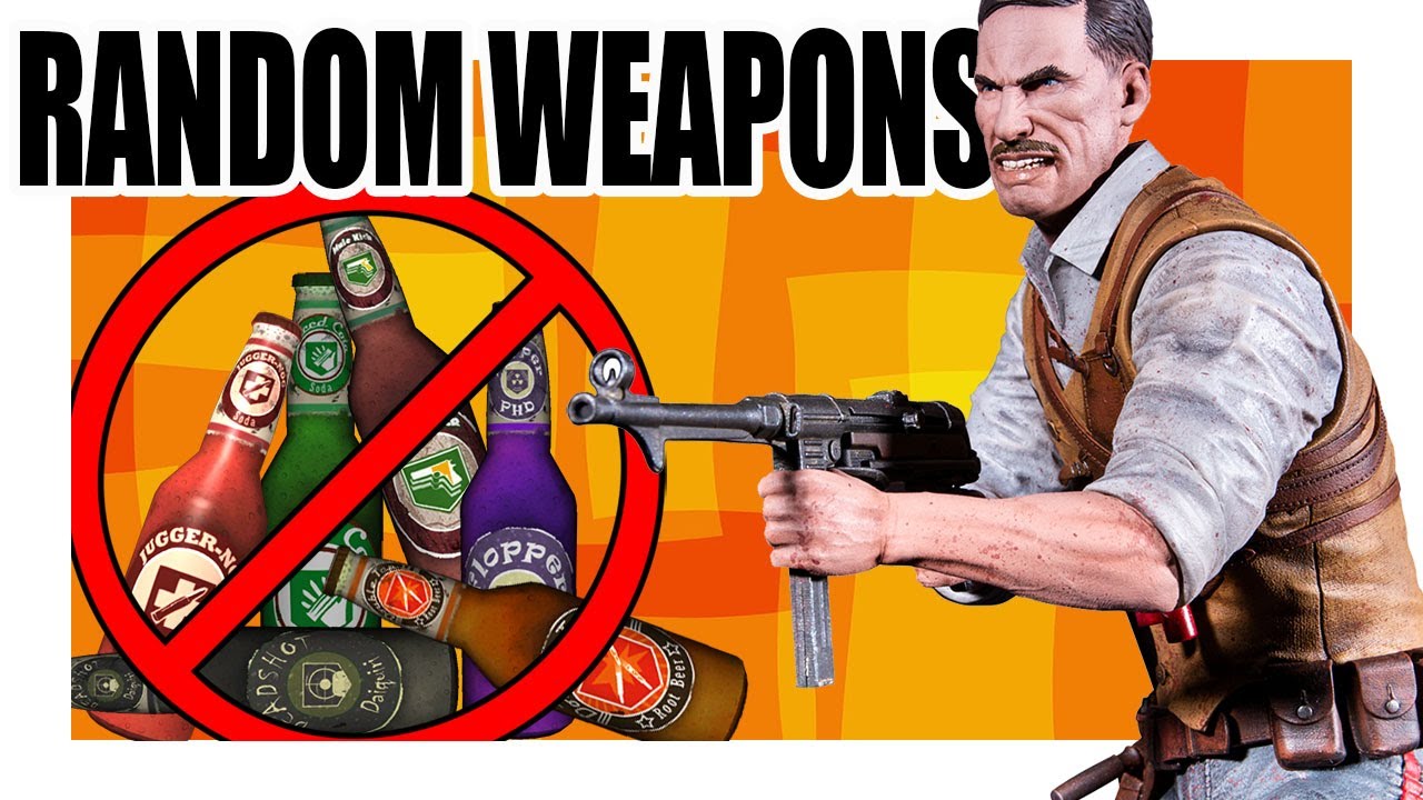 Call of Duty Zombies: NO PERK, RANDOM WEAPON CHALLENGE