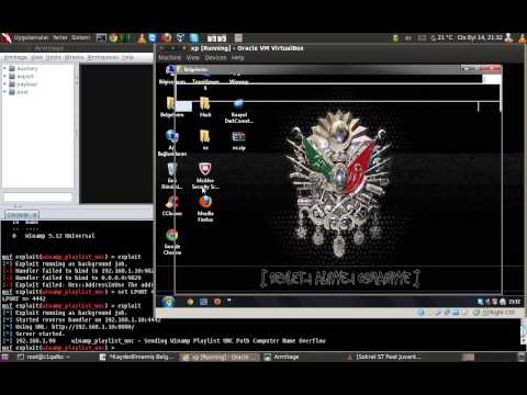 Backtrack 5 R3 Metasploit Winamp Playlist Exploit Remote Pc Hacking