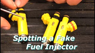 How to spot fake Chinese knockoff fuel injectors from OEM