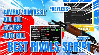 *NEW* RIVALS SCRIPT 🔥 | FLY ,WALK SPEED ,AIMBOT ,KILL ALL ,AUTO KILL ,INF HEALTH ,AND MORE 🚀 ⚔️