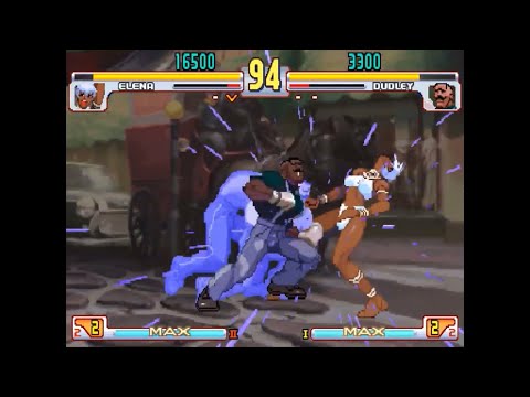 STREET FIGHTER III 3RD STRIKE: Gillman[YGA] ( ELENA ) VS stefan urquelle ( DUDLEY ) FT5 SET