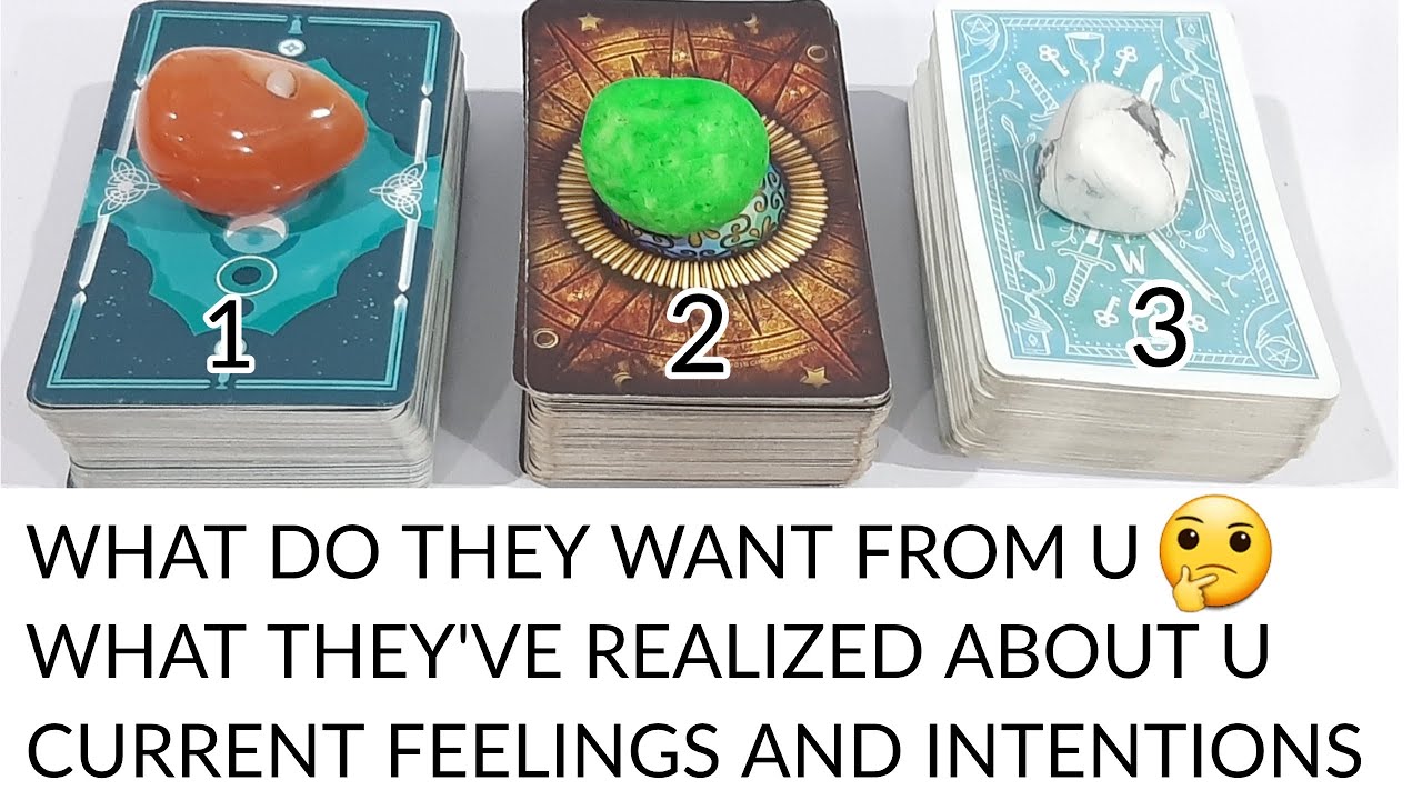 PICK A CARD 🔮THEIR TRUE FEELINGS & INTENTIONS 🎯 WHAT DO THEY WANT FROM U ~ WHAT THEY'VE REALIZED ❤️
