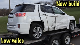 Rebuilding a low mile 2017 GMC Terrain Denali that was tboned