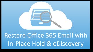 How to Restore Office 365 Email with In-Place Hold & eDiscovery screenshot 4